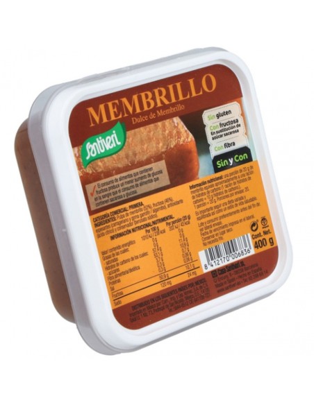  Membrillo Con Fructosa 400Gr Santiveri