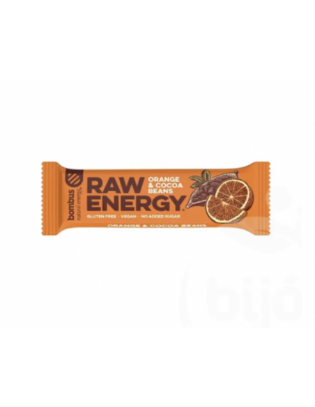 Bombus Raw Energy Naranja 20Barritas Santiveri