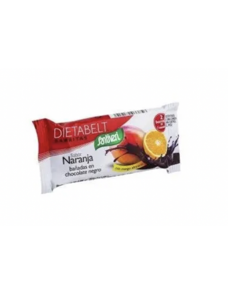  Dietabelt Barritas Choco Negro-Naranja Caja 16Ud. Santiveri