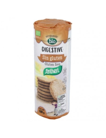 Galletas Digestive 1 Paquete 180Gr. Bio Sg Santiveri