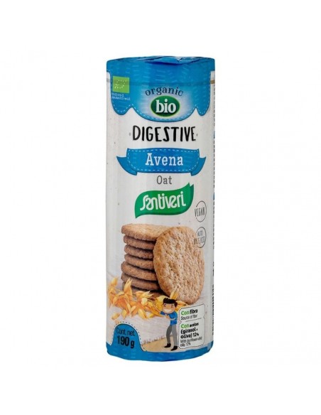  Galletas Digestive Avena 190Gr. Bio Santiveri