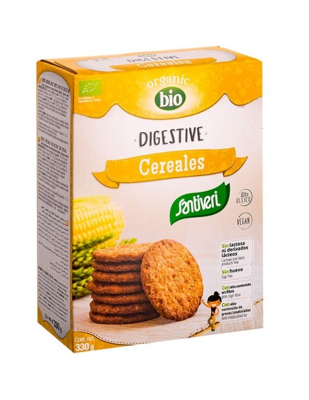  Galletas Digestive Cereales 2 Paquetes 330Gr Bio Santiveri