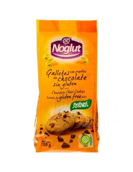 Noglut Galletas Con Pepitas De Chocolate 170Gr. Santiveri