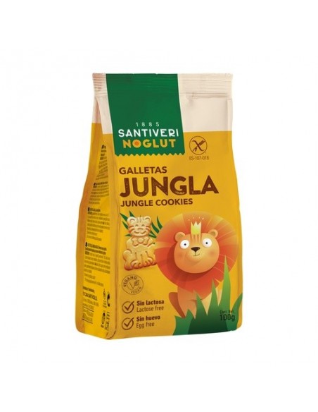 Noglut Galletas Jungla 100Gr. Santiveri