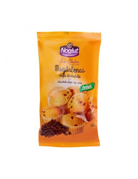 Noglut Madalenas Con Pepitas De Chocolate 170Gr. Santiveri