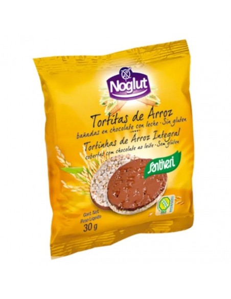  Noglut Tortitas De Arroz Choco Con Leche 2Ud 30Gr Santiveri