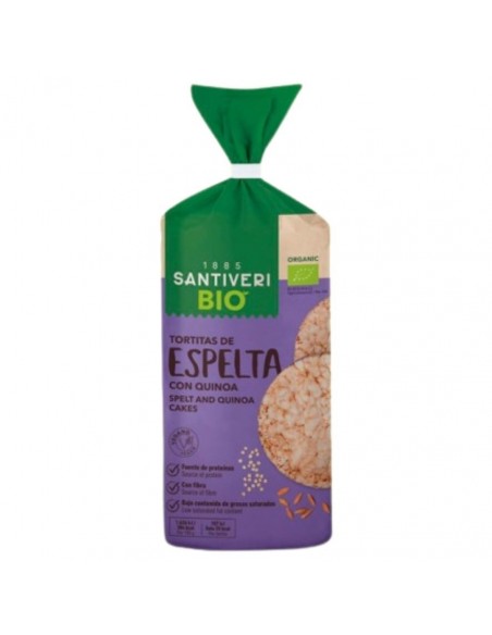  Tortitas Espelta Quinoa 100Gr. Bio Santiveri