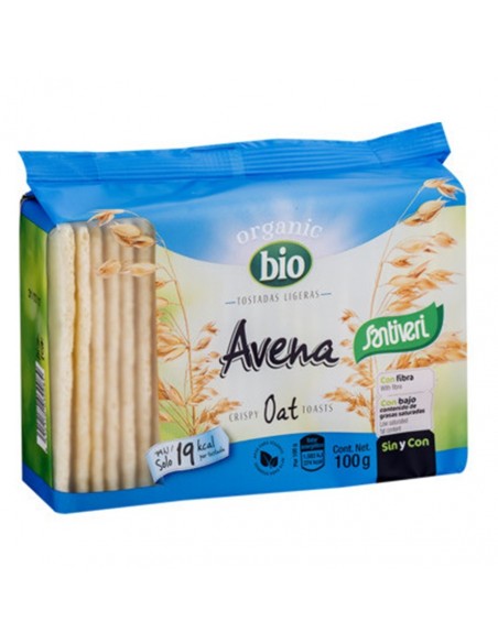  Tostadas Ligeras De Avena 100Gr. Bio Santiveri