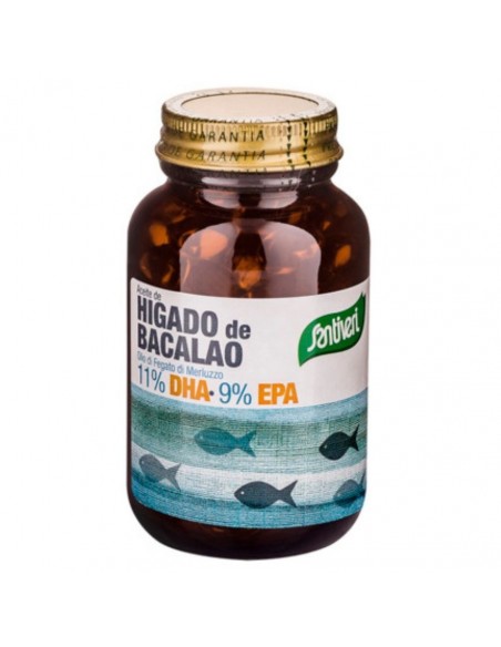 Aceite De Higado De Bacalao 120Perlas Santiveri