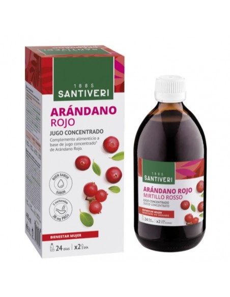  Arandano Rojo Concentrado 490Ml. Santiveri