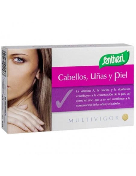  Multivigor Cabello Uñas Y Piel 48Comp. Santiveri