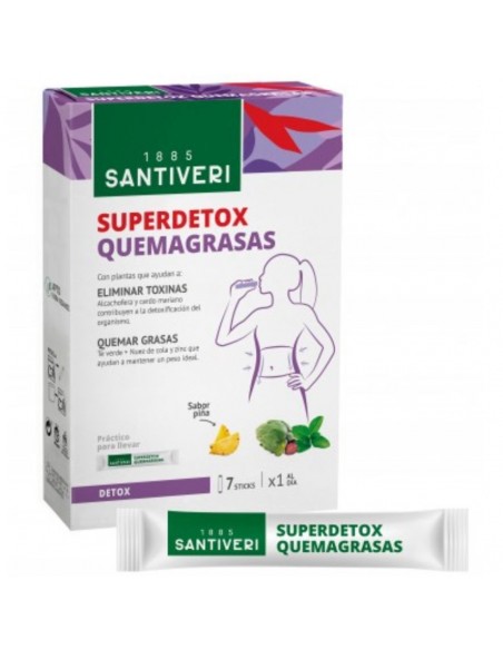 Superdetox Quemagrasas 7Sticks Santiveri