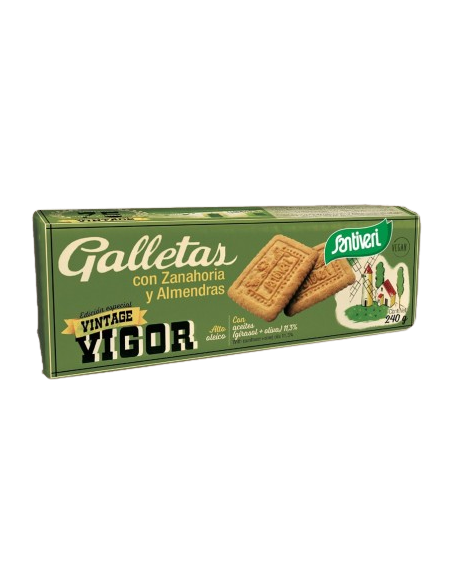 Galletas Con Zanahoria Y Almendras 240Gr. Santiveri
