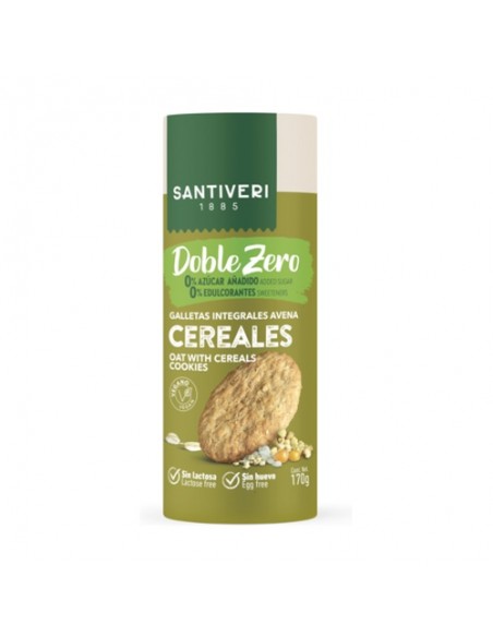 Galletas Cereales Doble Zero 170Gr. Santiveri