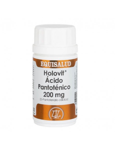 Holovit Acido Pantotenico 200Mg. 50Cap.Equisalud