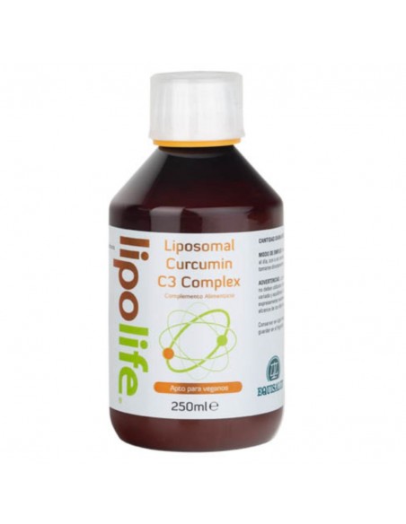 Liposomal Curcumin C3 Complex 250Ml. Lipolife Equisalud