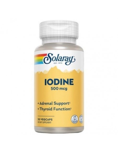 IODINE 500mcg. 30cap.veg Solaray