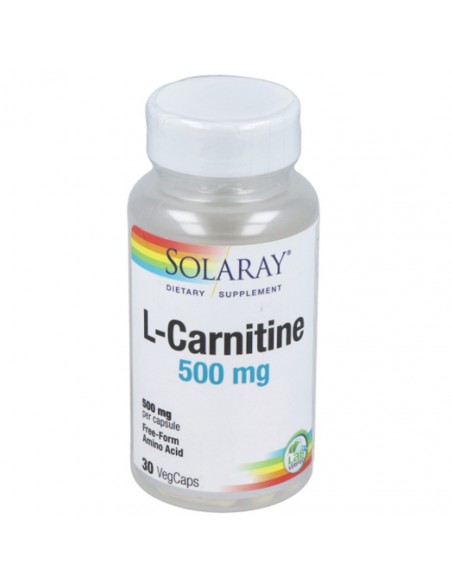 L-CARNITINE 500mg. 30cap. Solaray
