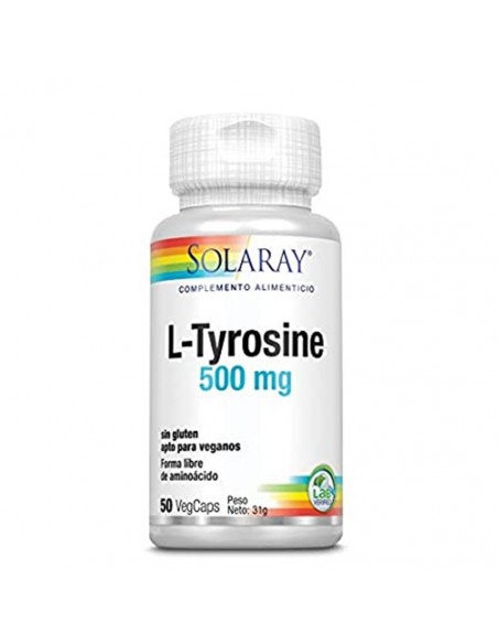  L-TIROSINA 500mg. 50cap. Solaray