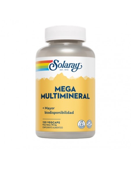  MEGA MULTI MINERAL 120cap. Solaray