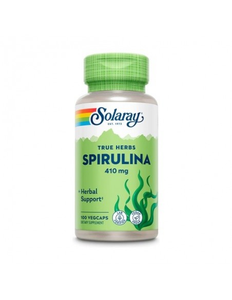 SPIRULINA 410mg. 100cap. Solaray
