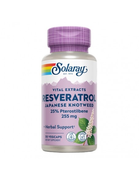  SUPER RESVERATROL 250mg. 30cap. Solaray