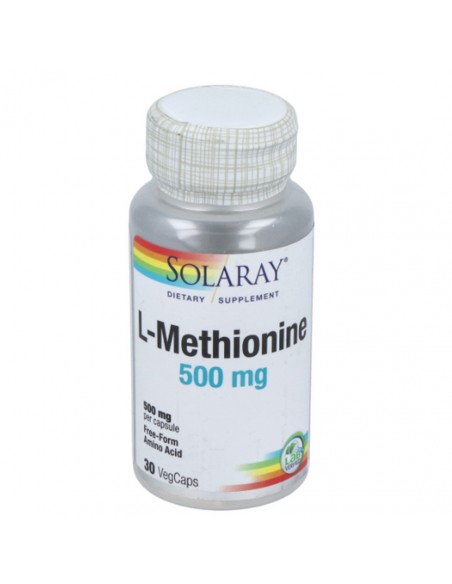 L-METHIONINE 500mg. 30cap. Solaray