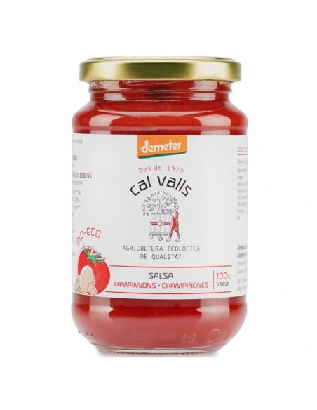  Salsa De Tomate Con Champiñones 350Gr. Eco Cal Valls