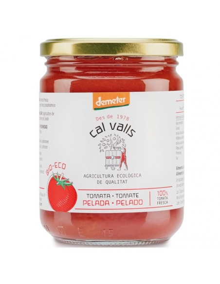  Tomate Entero Pelado 420Gr. Eco Cal Valls