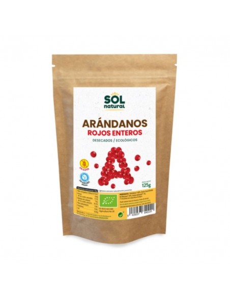 Arandanos Rojos De Canada 125Gr. Bio S/A Sol Natural