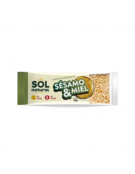  Barritas De Sesamo Miel 24Uds. Sol Natural