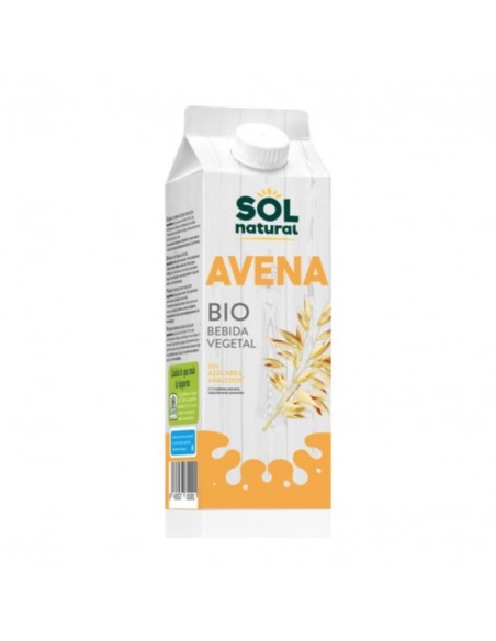  Bebida Vegetal De Avena Natural 1Lt 6Uds. Bio S/A Sol Natural