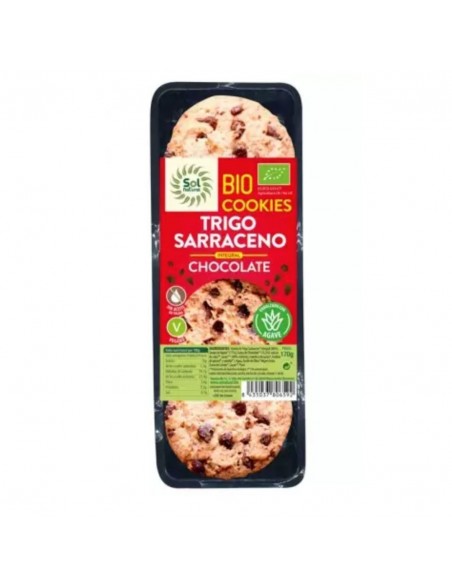  Cookies De Trigo Sarraceno Y Chocolate 170Gr. Bio Sol Natural