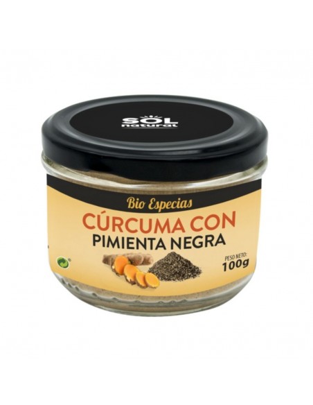  Curcuma Con Pimienta Negra 100Gr. Bio Sol Natural