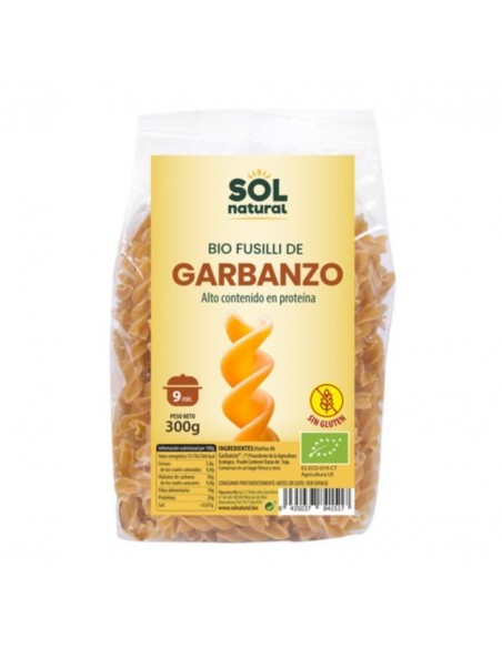  Fusilli Garbanzos 300Gr. Sol Natural