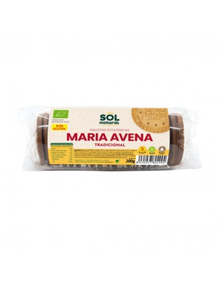 Galletas De Avena Maria 200Gr. Bio Sg Sol Natural