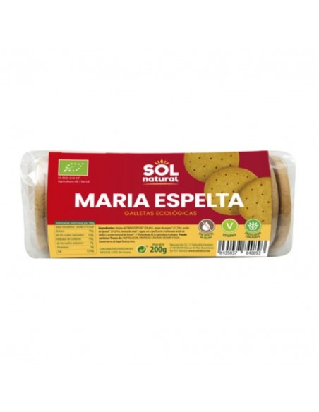 Galletas Maria De Espelta 200Gr. Bio Sol Natural
