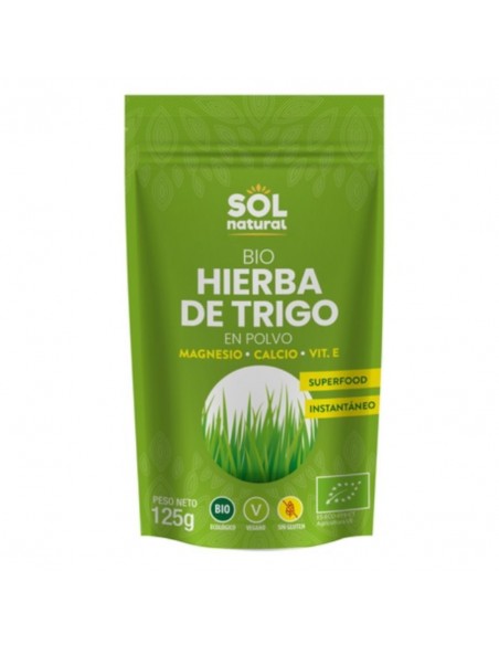 Hierba De Trigo 125Gr. Bio Vegan Sg Sol Natural