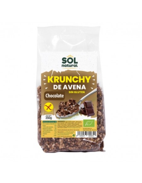  Krunchy De Avena Con Chocolate 350Gr. Bio Sg Sol Natural