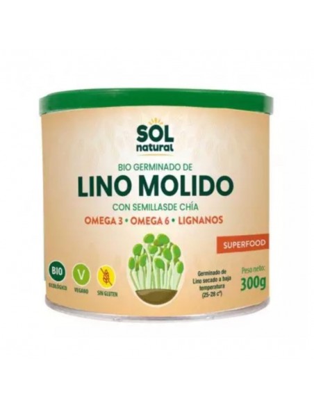  Lino Germinado Con Chia 300Gr. Bio Sol Natural
