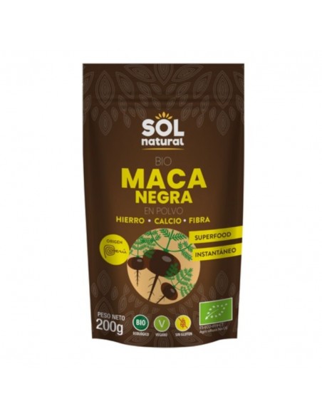 Maca Negra En Polvo 200Gr. Bio Sol Natural