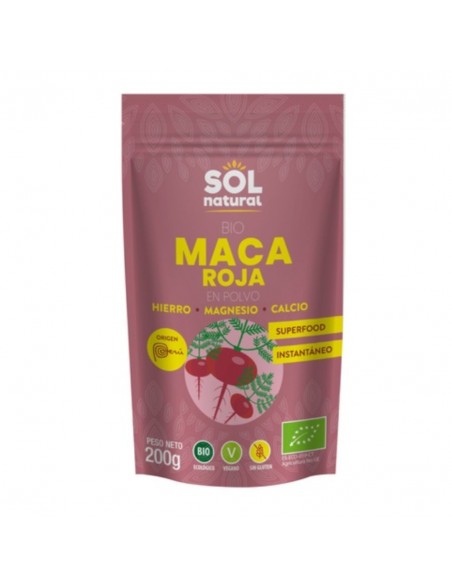 Maca Roja En Polvo 200Gr. Bio Sol Natural