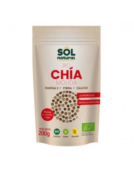  Mix Omega 3 Lino-Chia Molidas 200Gr. Bio Sol Natural