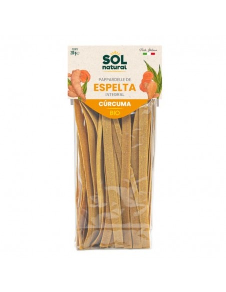  Parpadelle De Espelta Integral Con Curcuma 250Gr. Sol Natural
