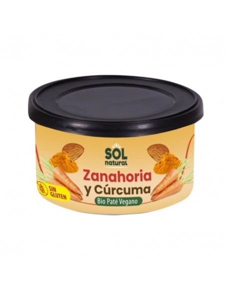 Pate De Zanahoria Con Curcuma 125Gr Sol Natural