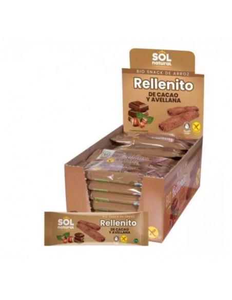  Rellenito De Cacao Y Avellana 24Udx25Gr. Bio Sg Sol Natural