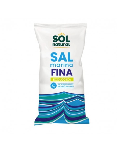  Sal Marina Fina 1Kg. Eco Delta Del Ebro Sol Natural
