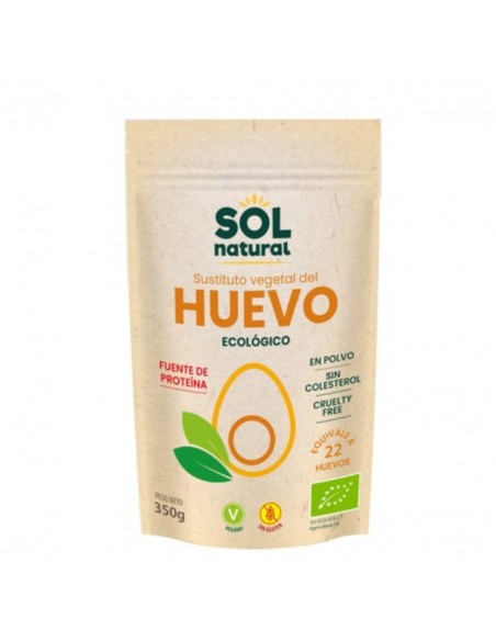 Sustituto Huevo Vegetal Polvo 350Gr. Bio Sol Natural