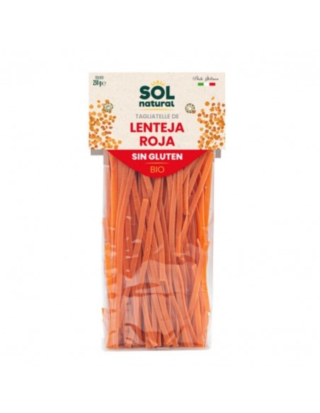 Tagliatelle De Lenteja Roja 250Gr. Bio Sg Sol Natural