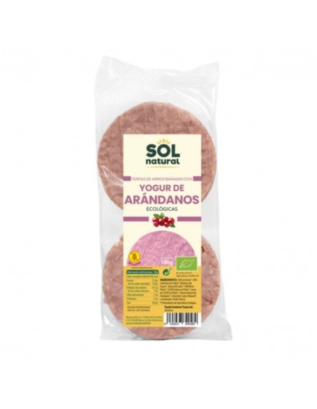 Tortas De Arroz Con Yogur Y Arandano 100Gr. Bio Sol Natural
